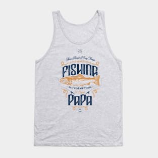 Fishing Papa Tank Top